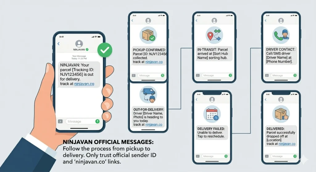 image for ninjavan text images
