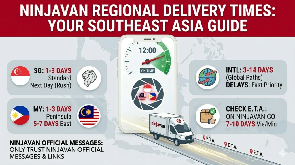 NinjaVan Delivery Time 1 ninjavan regional delivery times